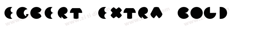 Egbert Extra Bold字体转换